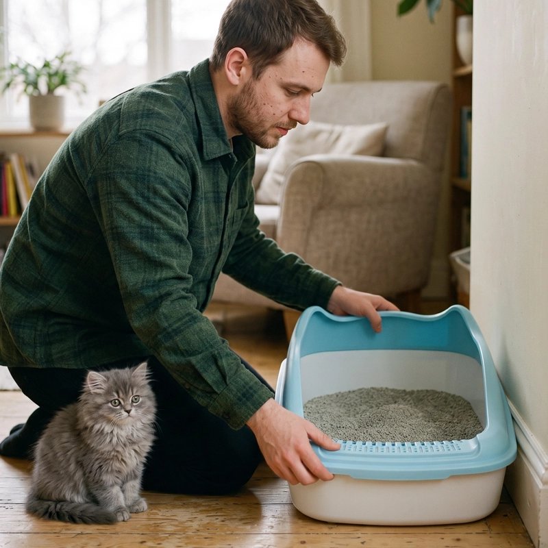 Bac à litière Chat