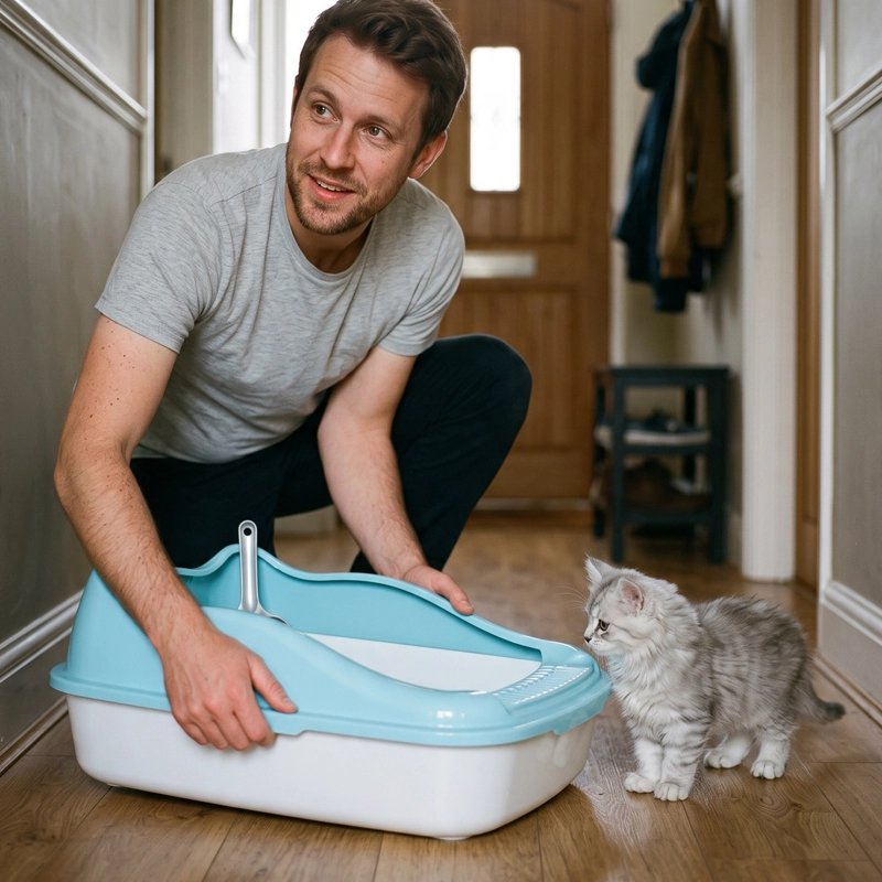 Bac à litière Chat