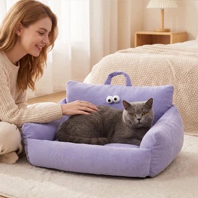 Canapé pour chat Violet