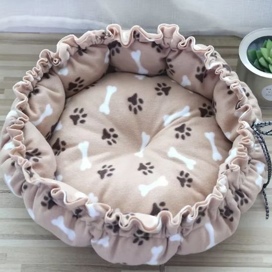 Coussin Chat Marron