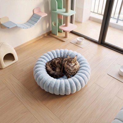 Coussin pour Chat bleu
