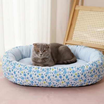 Coussin pour Chat Bleu