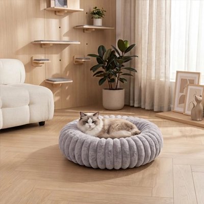 Coussin pour Chat gris