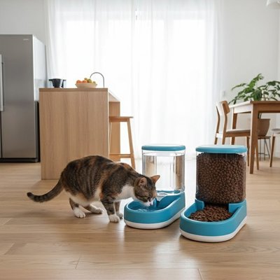 Distributeur de croquettes pour Chat