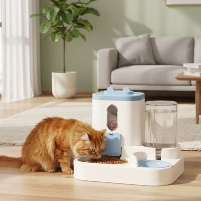 Distributeur de croquettes pour Chat
