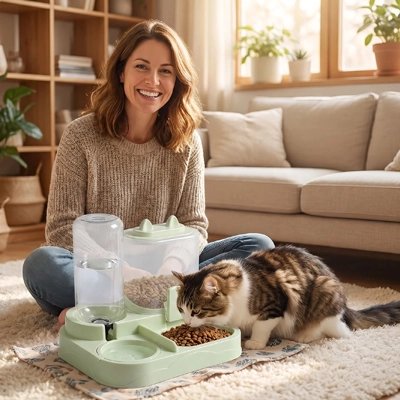 Distributeur de croquettes pour Chat