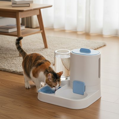 Distributeur de croquettes pour Chat
