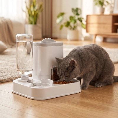 Distributeur de croquettes pour Chat