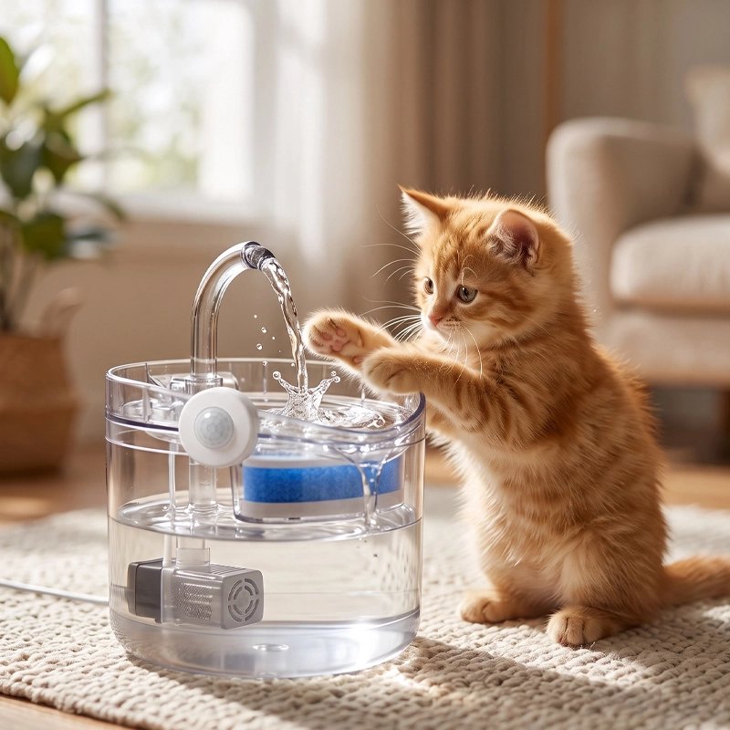Fontaine a eau Chat