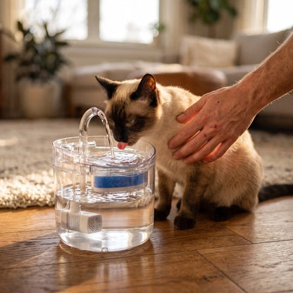 Fontaine a eau Chat