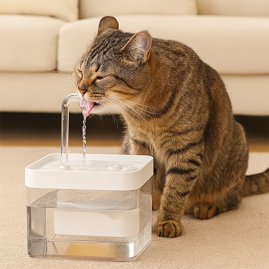 Fontaine a eau Chat