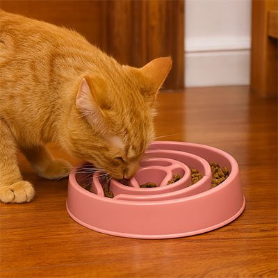Gamelle anti glouton Chat