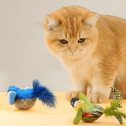 Jouet Chat interactif oiseu bleu