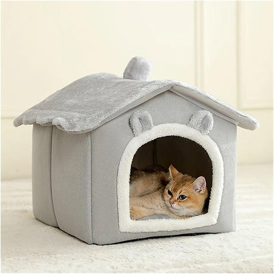 Niche pour Chat Gris 
