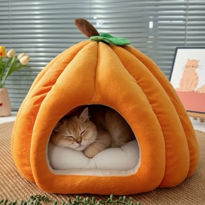 Niche pour Chat orange