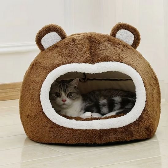 Panier pour Chat Tête d'ourson
