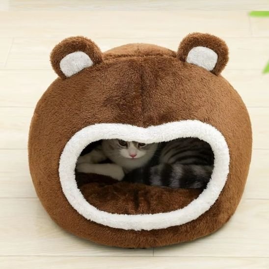 Panier pour Chat Tête d'ourson