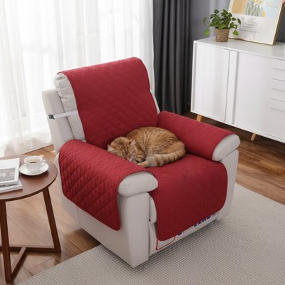Protection canapé Chat Rouge