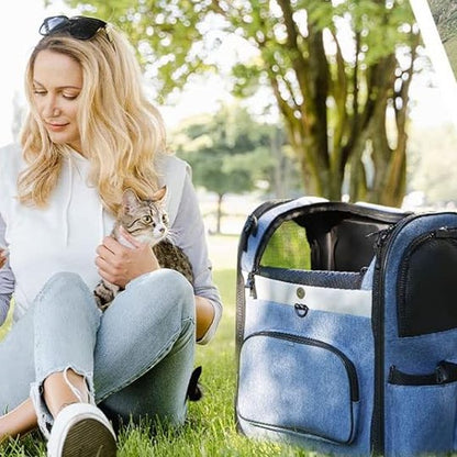 Sac de transport pour Chat Bleu