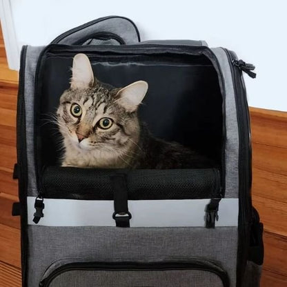 Sac de transport pour Chat Gris