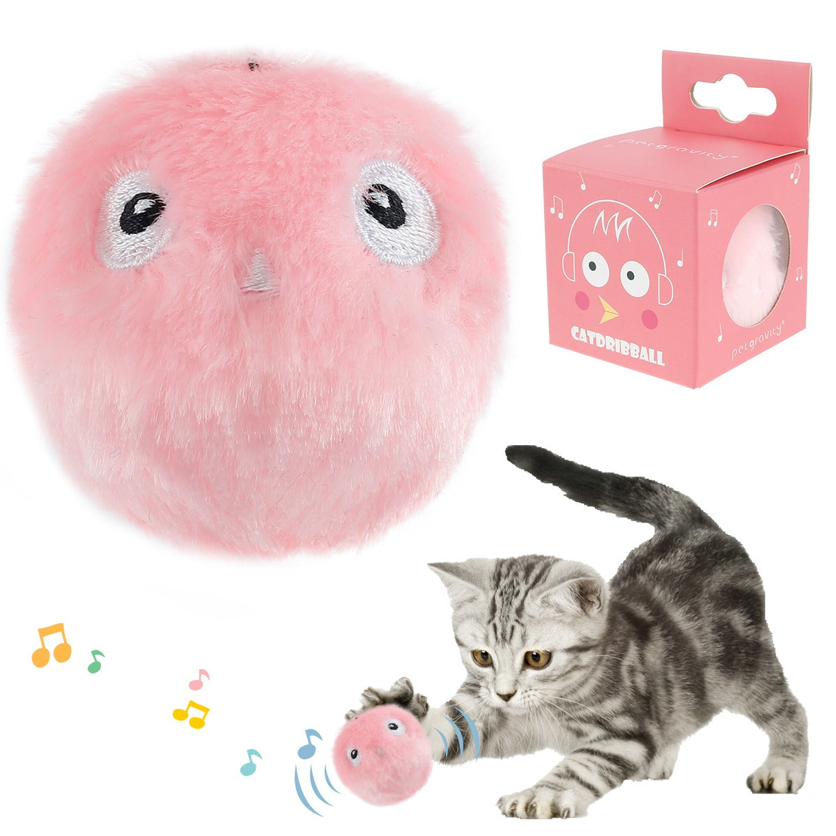 SMARTBALL™ | BALLE INTERACTIVE EN PELUCHE | - {{ CHAT & CIE }}