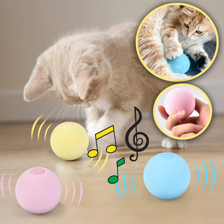 SMARTBALL™ | BALLE INTERACTIVE HERBE À CHAT | - {{ CHAT & CIE }}