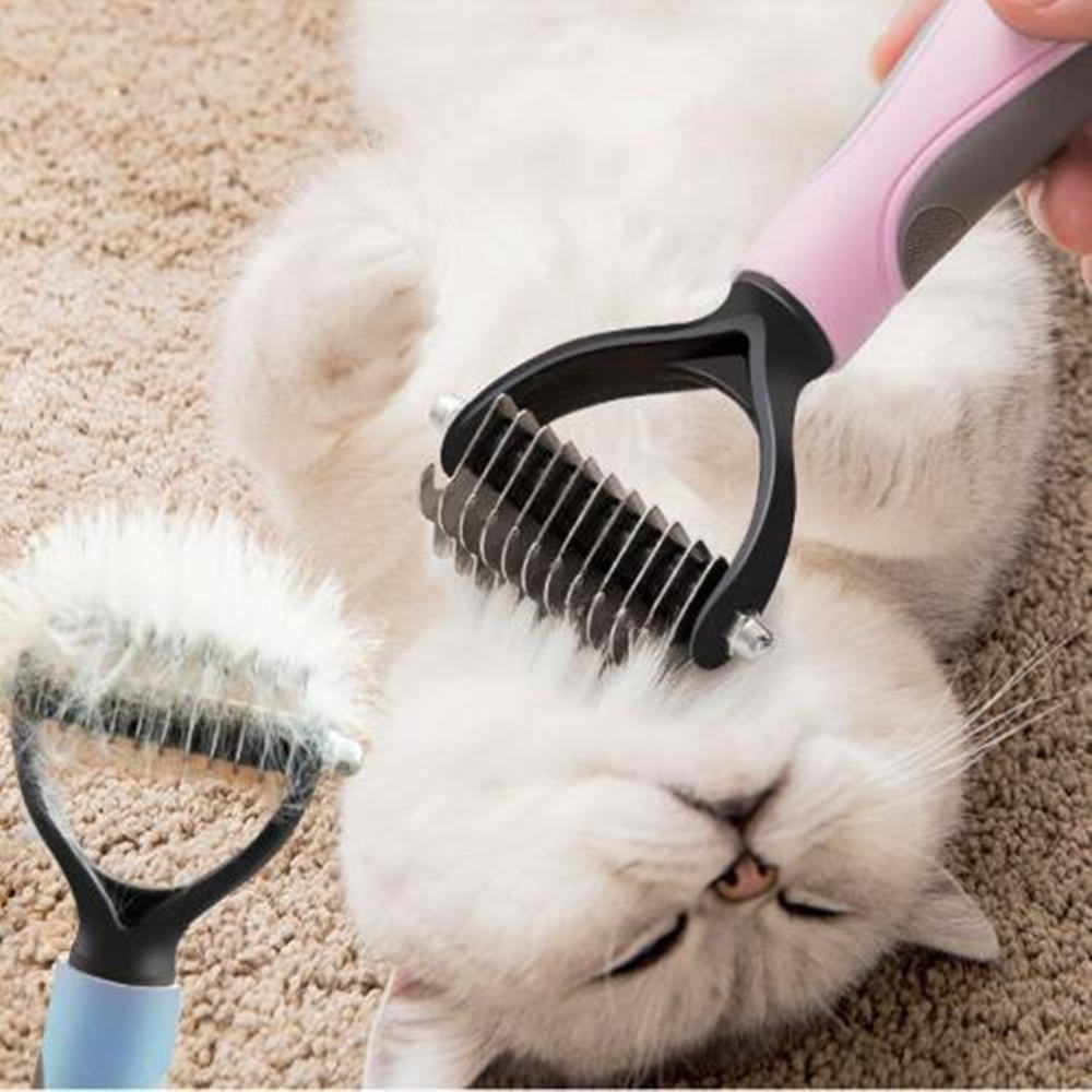 Brosse Révolutionnaire chat poil long et court I EASY BRUSH™ - {{ CHAT & CIE }}